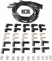 Amazon.com: ACCEL 4040K Spark Plug Wire Set- 8mm - Black